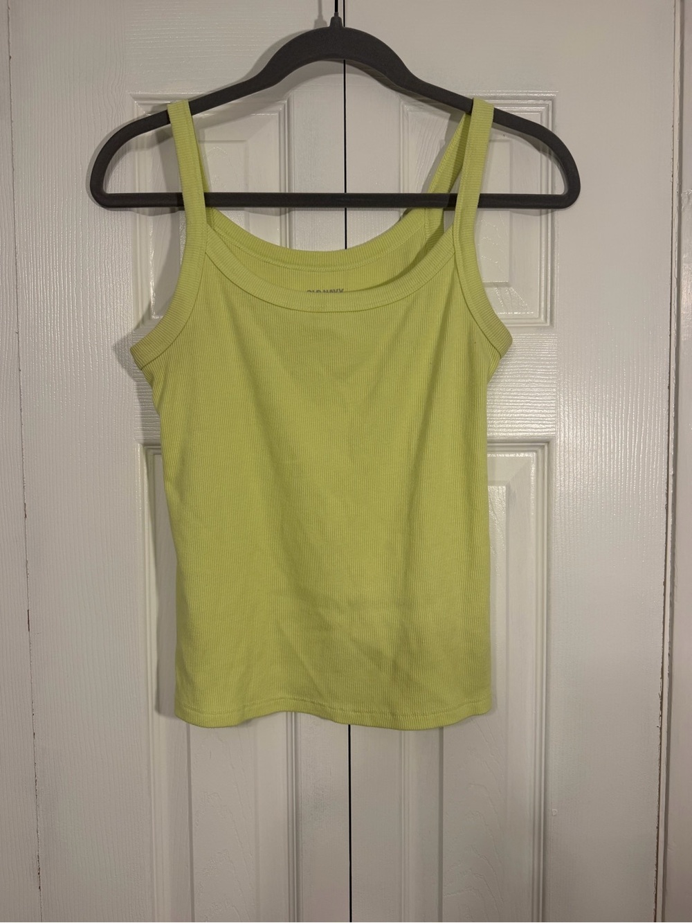 Old Navy Ribbed Tank Top M Lime Green